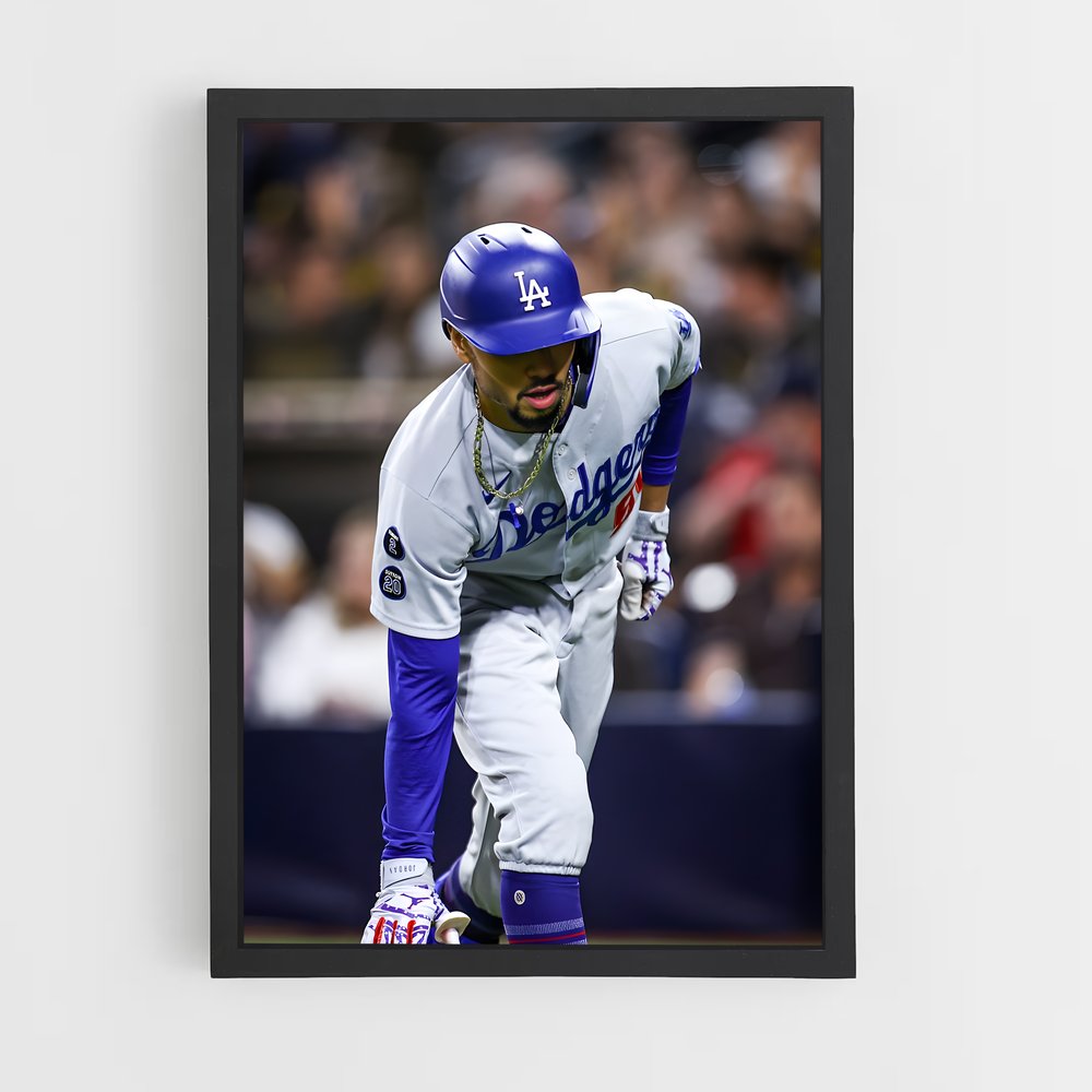 Poster Mookie en Action – affiche Baseball (vue 2)